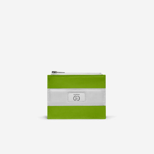 STRIPE ZIP DESIGNER LUXE PURSE